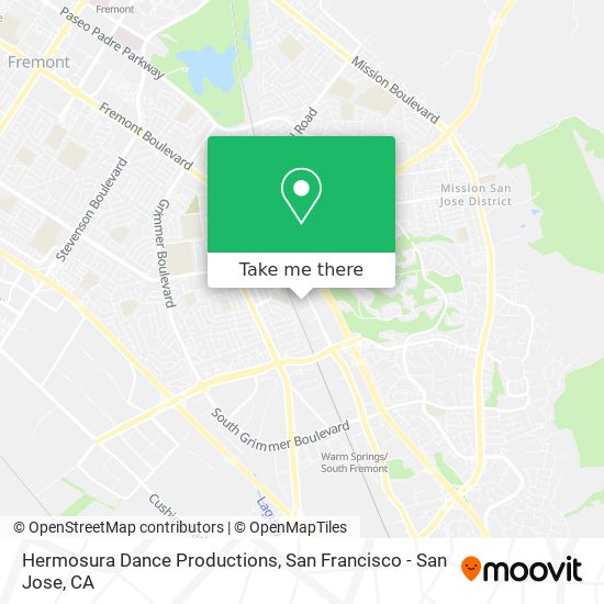 Hermosura Dance Productions map