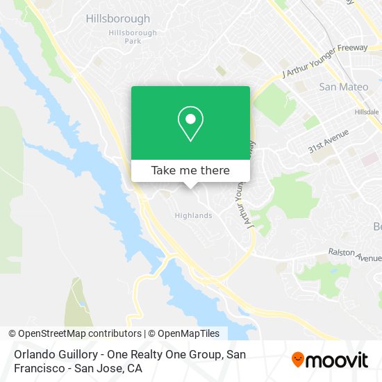 Mapa de Orlando Guillory - One Realty One Group