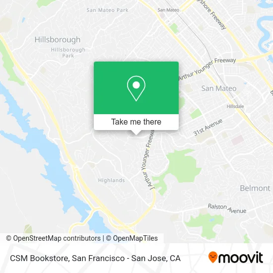 Mapa de CSM Bookstore
