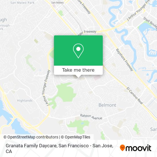 Granata Family Daycare map