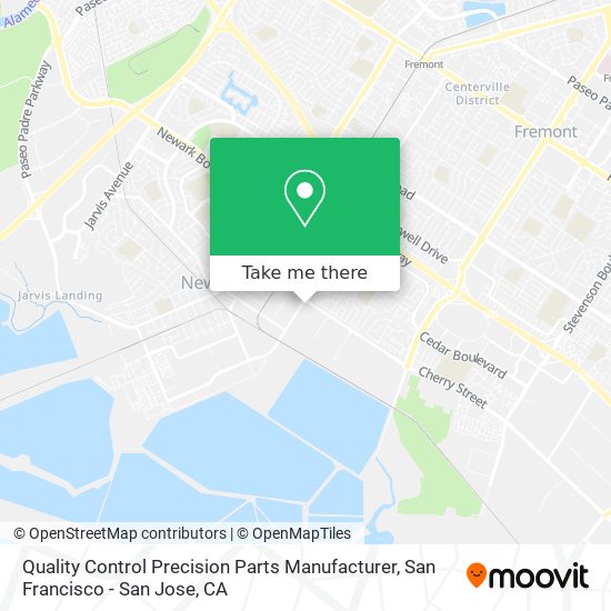 Mapa de Quality Control Precision Parts Manufacturer