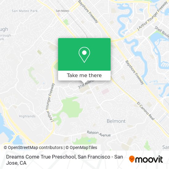 Dreams Come True Preschool map