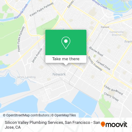 Silicon Valley Plumbing Services map