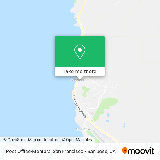 Post Office-Montara map