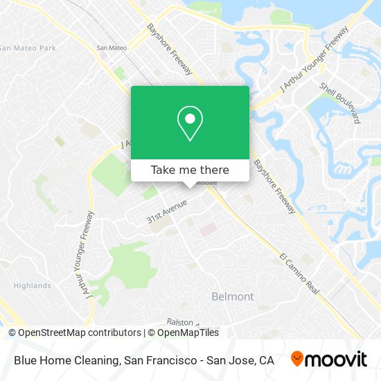 Mapa de Blue Home Cleaning