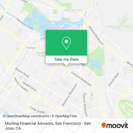 Morling Financial Advisors map