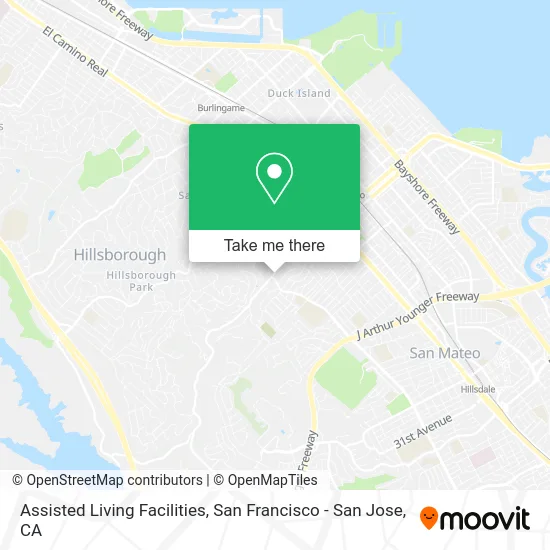 Assisted Living Facilities map