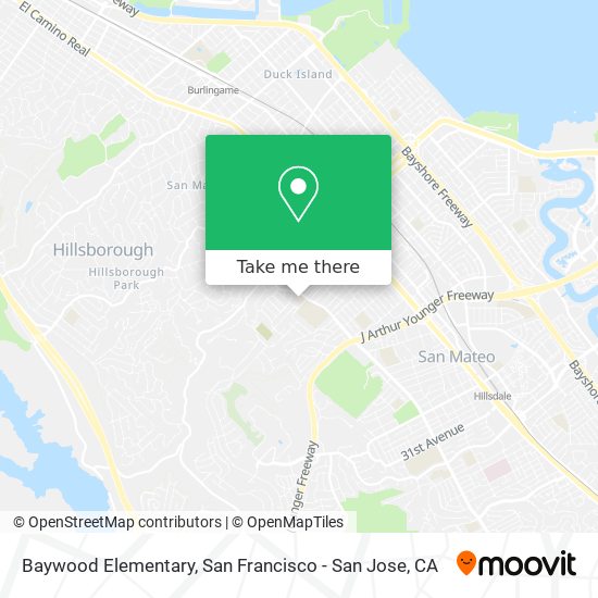 Baywood Elementary map