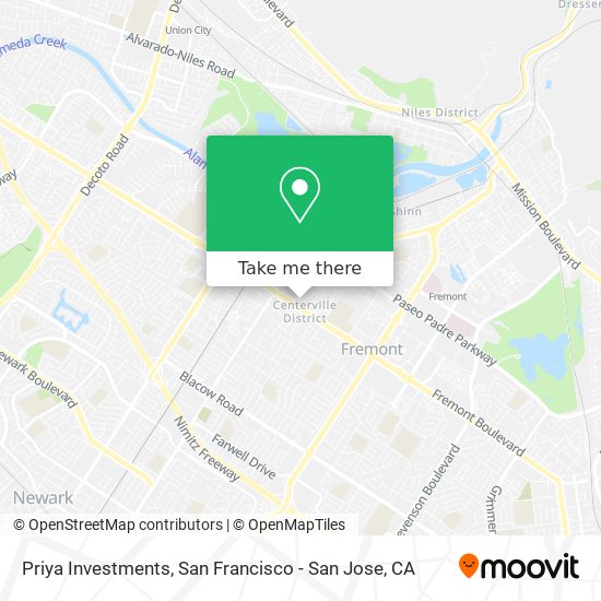 Priya Investments map