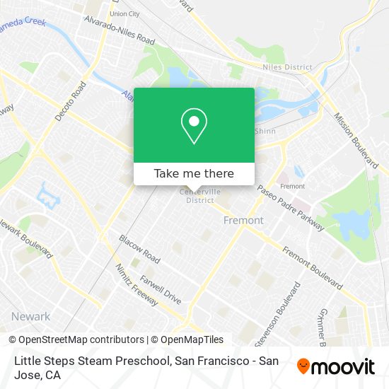 Little Steps Steam Preschool map