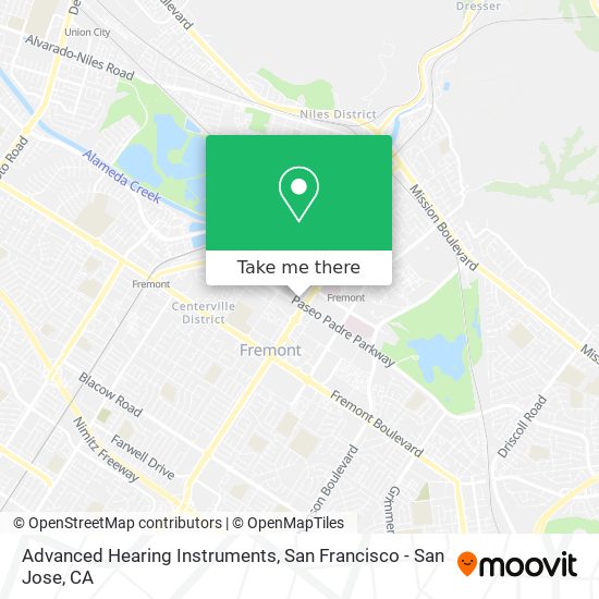 Mapa de Advanced Hearing Instruments