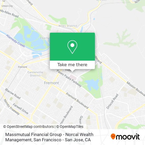 Mapa de Massmutual Financial Group - Norcal Wealth Management