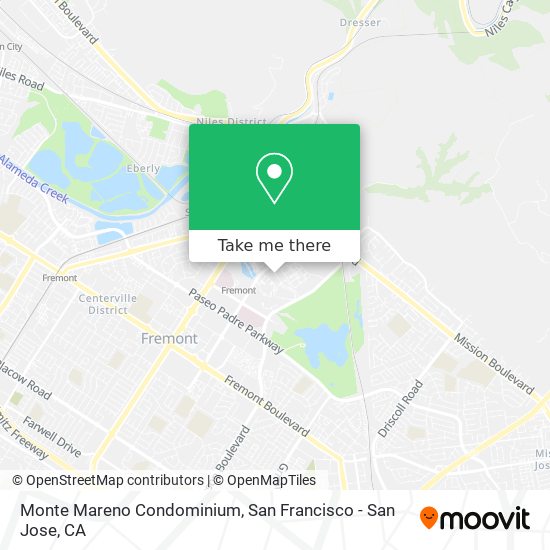 Monte Mareno Condominium map