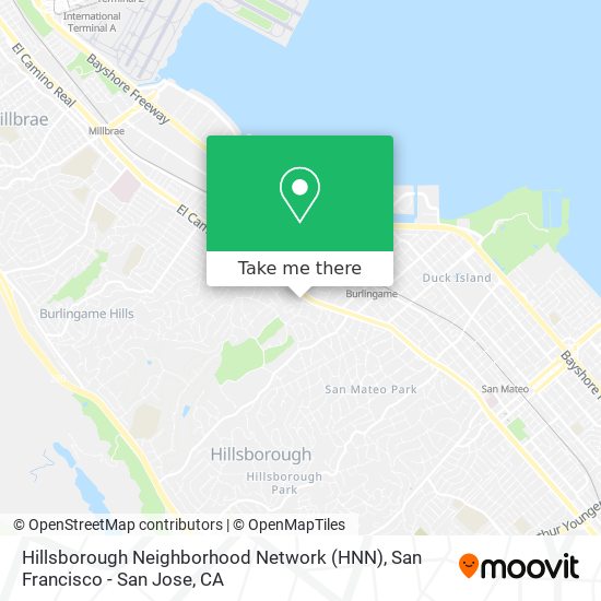 Mapa de Hillsborough Neighborhood Network (HNN)