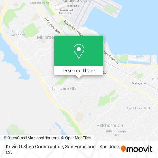 Kevin O Shea Construction map