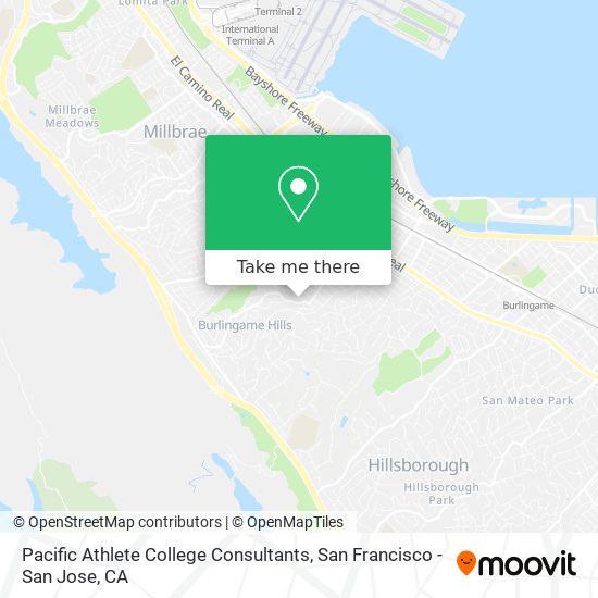 Mapa de Pacific Athlete College Consultants