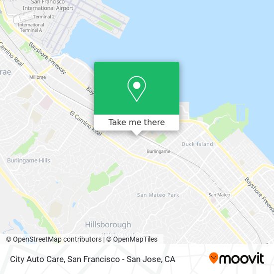 City Auto Care map