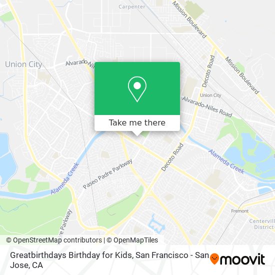 Mapa de Greatbirthdays Birthday for Kids