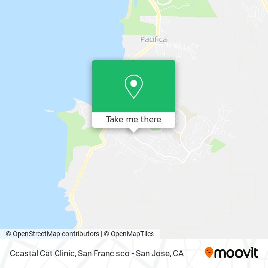 Coastal Cat Clinic map