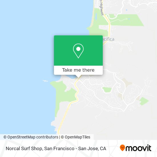 Mapa de Norcal Surf Shop