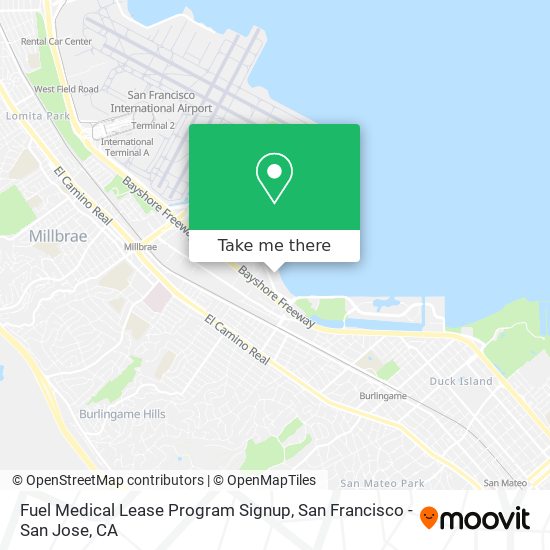 Mapa de Fuel Medical Lease Program Signup