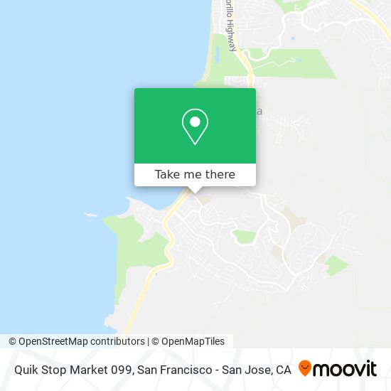 Mapa de Quik Stop Market 099