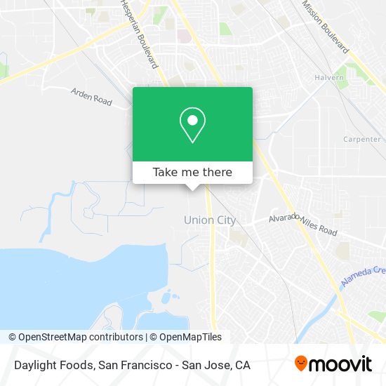 Mapa de Daylight Foods