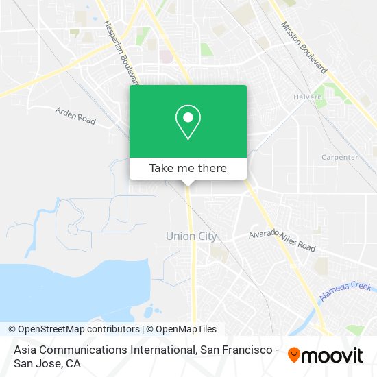 Asia Communications International map