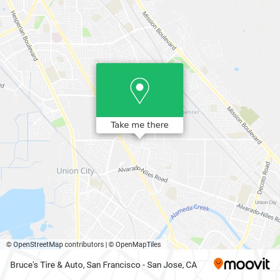 Bruce's Tire & Auto map