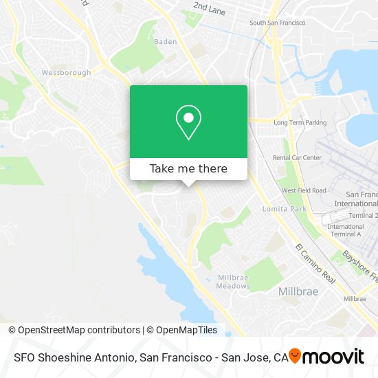 SFO Shoeshine Antonio map