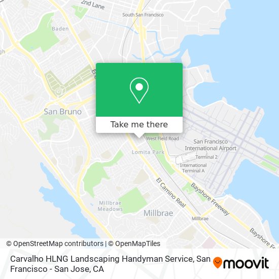 Carvalho HLNG Landscaping Handyman Service map