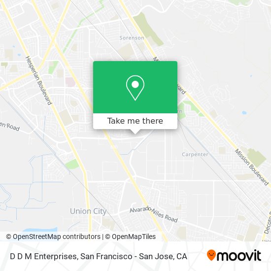 D D M Enterprises map