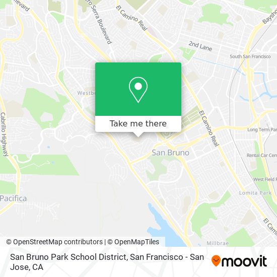 San Bruno Park School District map