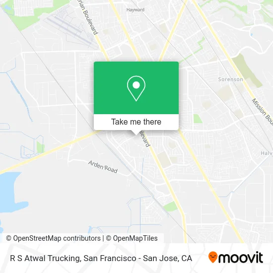 R S Atwal Trucking map