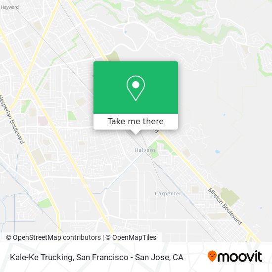 Kale-Ke Trucking map