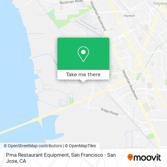 Mapa de Pma Restaurant Equipment