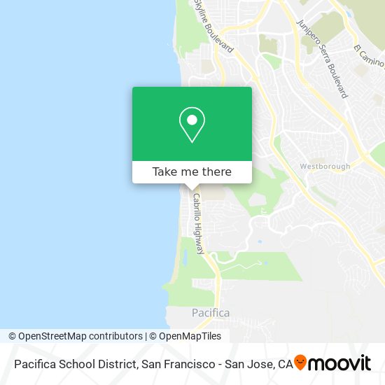 Mapa de Pacifica School District