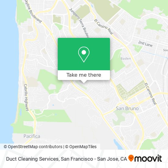 Duct Cleaning Services map