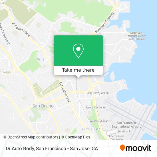 Dr Auto Body map