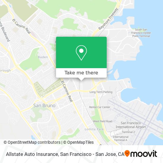 Allstate Auto Insurance map