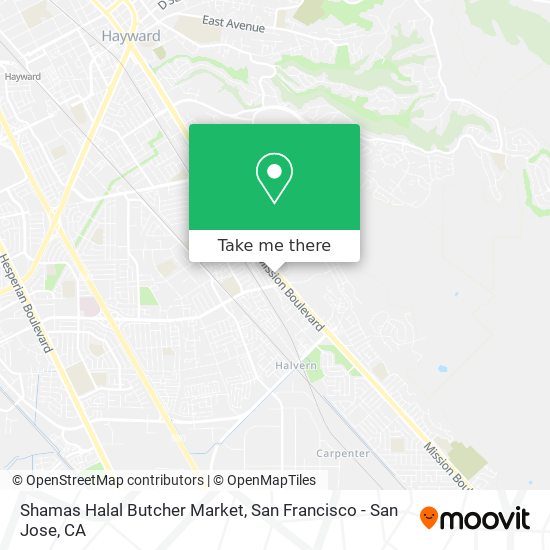 Shamas Halal Butcher Market map