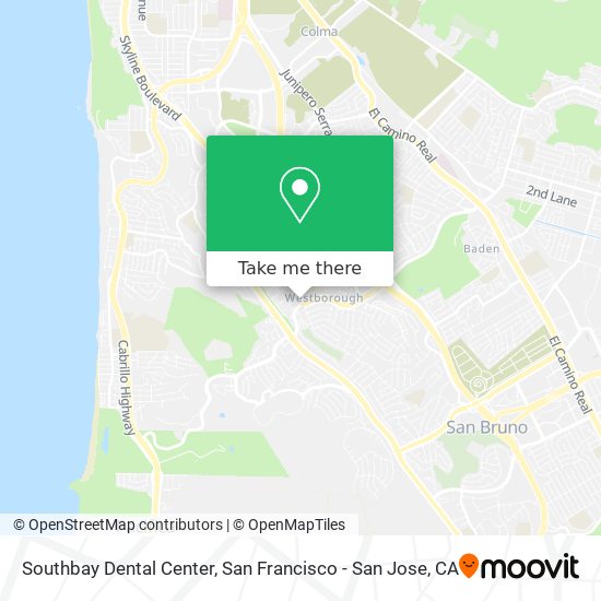 Mapa de Southbay Dental Center