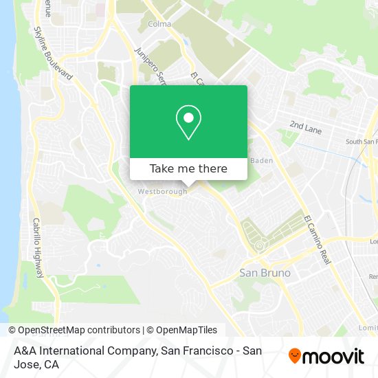 Mapa de A&A International Company