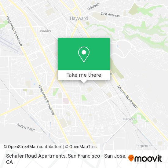 Mapa de Schafer Road Apartments