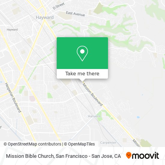 Mapa de Mission Bible Church