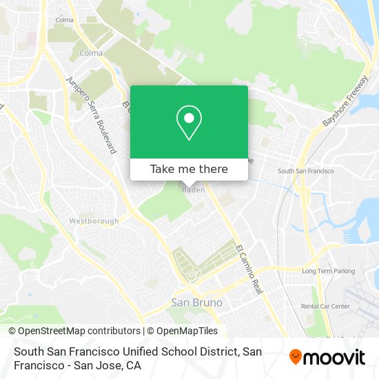 Mapa de South San Francisco Unified School District