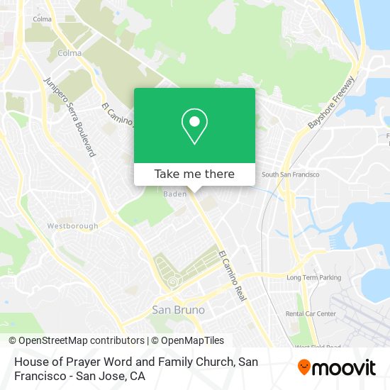 Mapa de House of Prayer Word and Family Church