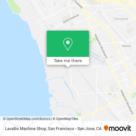 Lavallis Machine Shop map