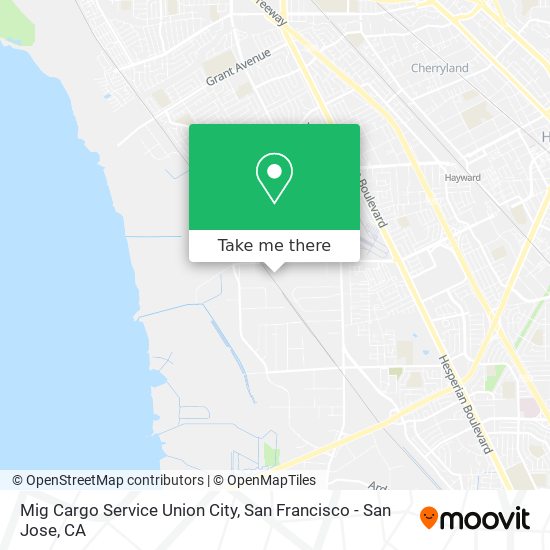 Mapa de Mig Cargo Service Union City