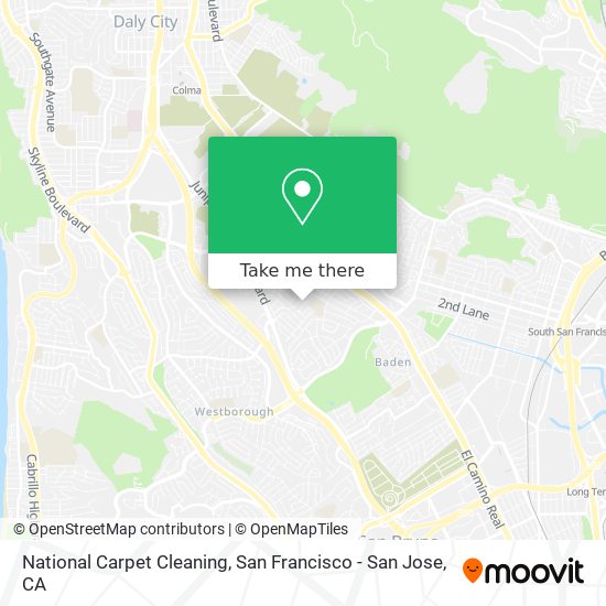 National Carpet Cleaning map